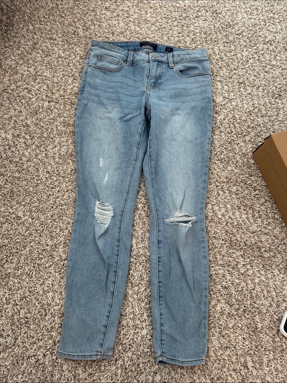 Lucky Brand Light Blue Distressed Women's Jeans